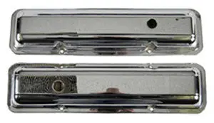 Valve Covers, Chrome Pair 302 327 350 New 68 Chevy 1