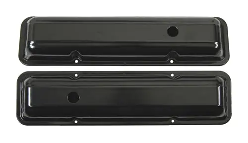 Valve Covers, Painted, Pair, 327 350, New, 68 Chevy 1