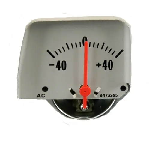Console Ammeter Gauge, Silver, New, 68-9 Camaro 1