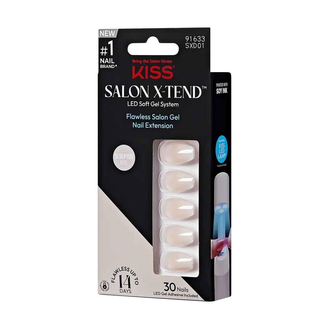 Uñas Postizas Salon X-Tend Words - Kiss 1