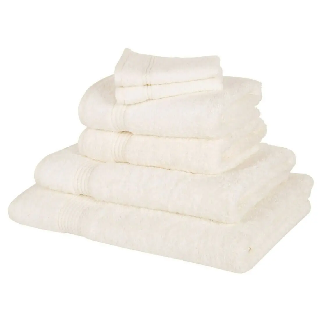 Bamboo Bliss Luxury 600Gsm Bathroom Linen Range - Ivory 1