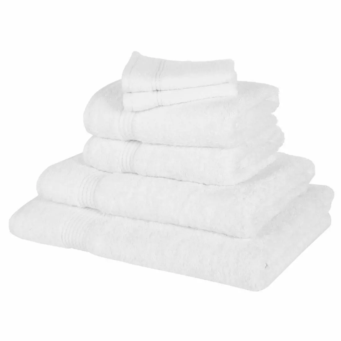 Bamboo Bliss Luxury 600Gsm Bathroom Linen Range - Pure White 1