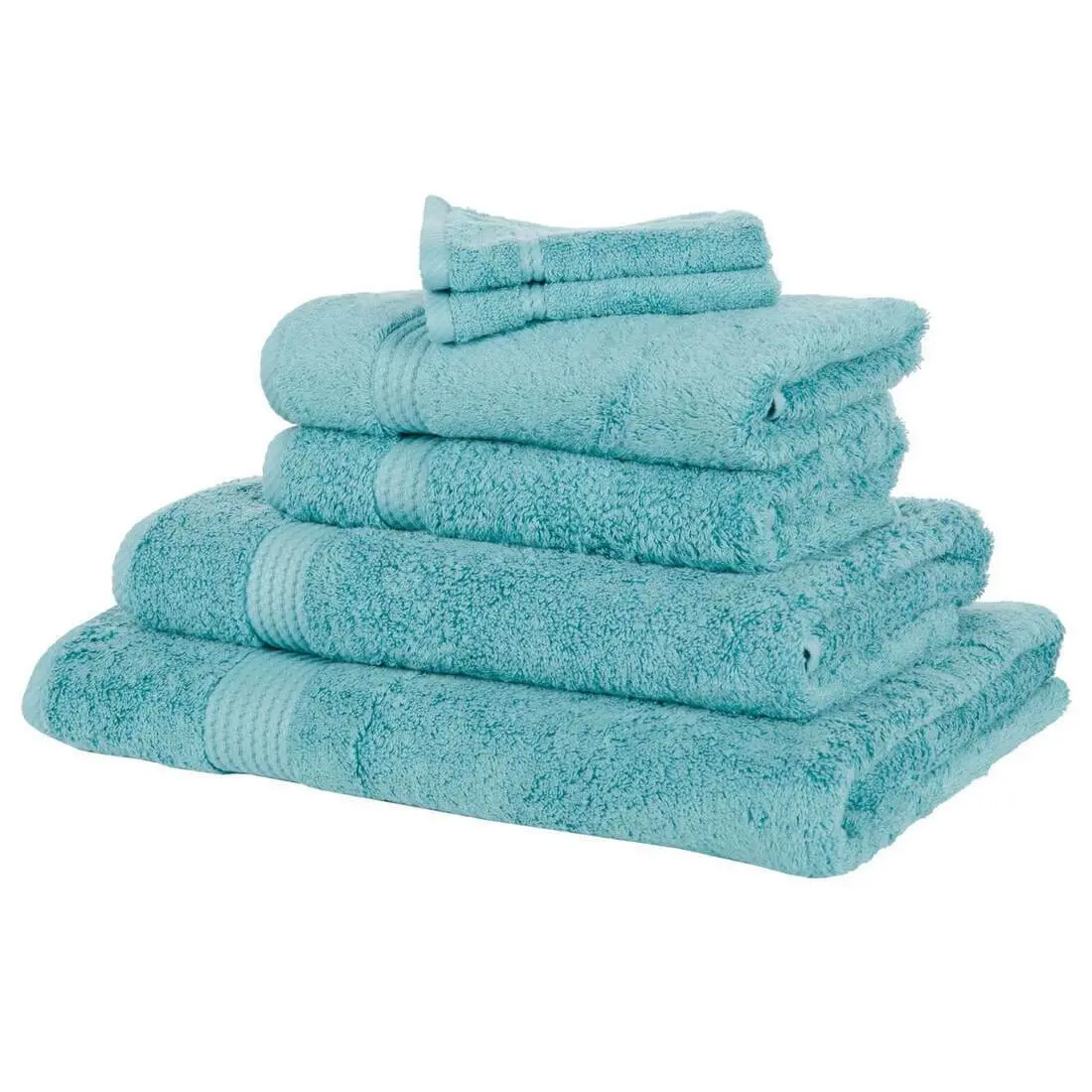 Bamboo Bliss Luxury 600Gsm Bathroom Linen Range - Lagoon Blue 1