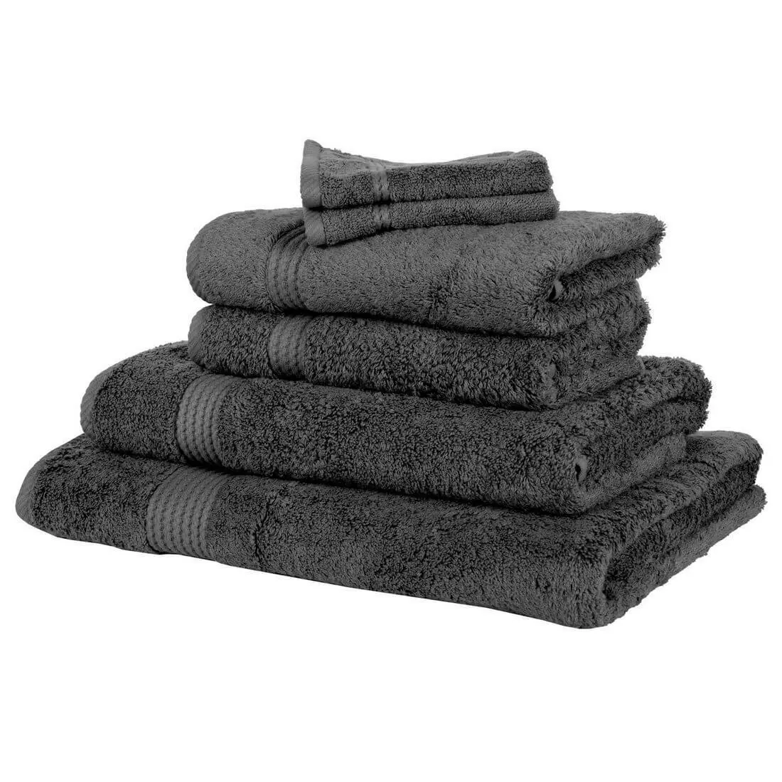 Bamboo Bliss Luxury 600Gsm Bathroom Linen Range - Slate Grey 1