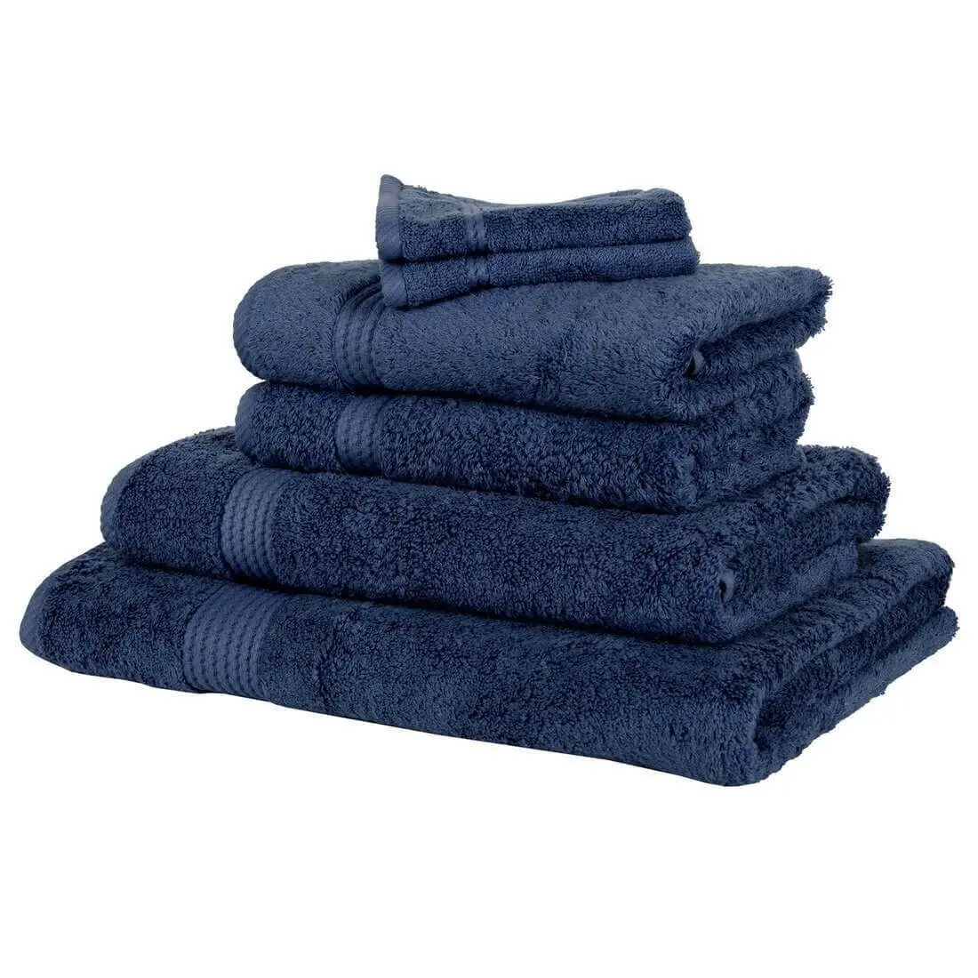 Bamboo Bliss Luxury 600Gsm Bathroom Linen Range - Navy Blue 1