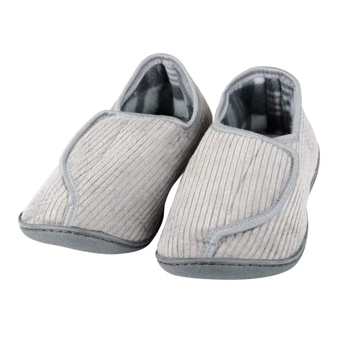 Mens Hook & Loop Fastening Redmond Slippers Non Slip Soles 5