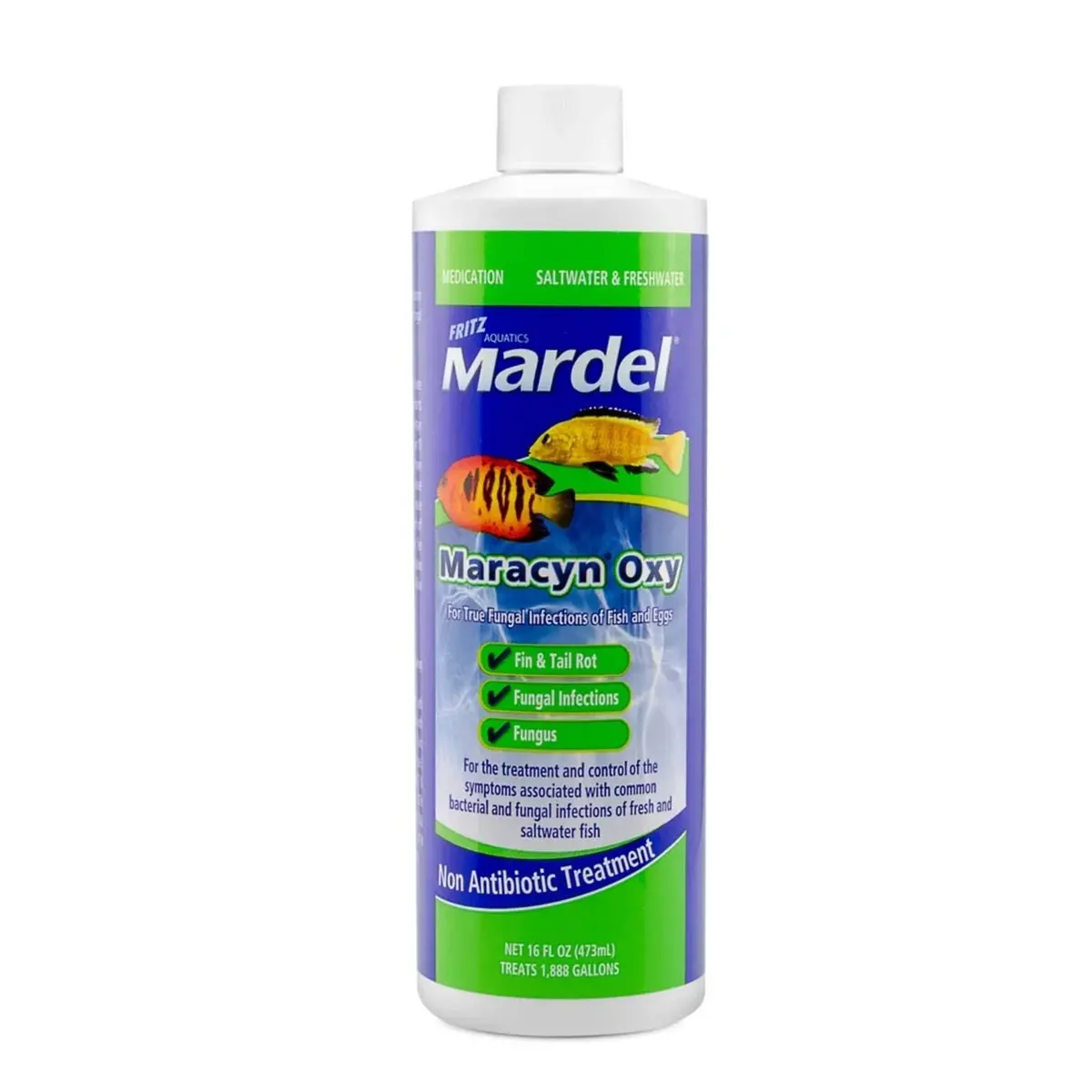 Fritz Mardel Maracyn Oxy Antifungal Medication 16 Oz 1