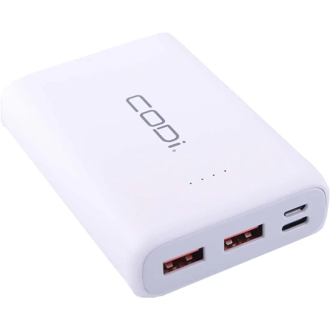 Codi 10,000Mah Quick Charge Powerbank W/ Usb-C, Usb-A (X2), Micro-Usb 1