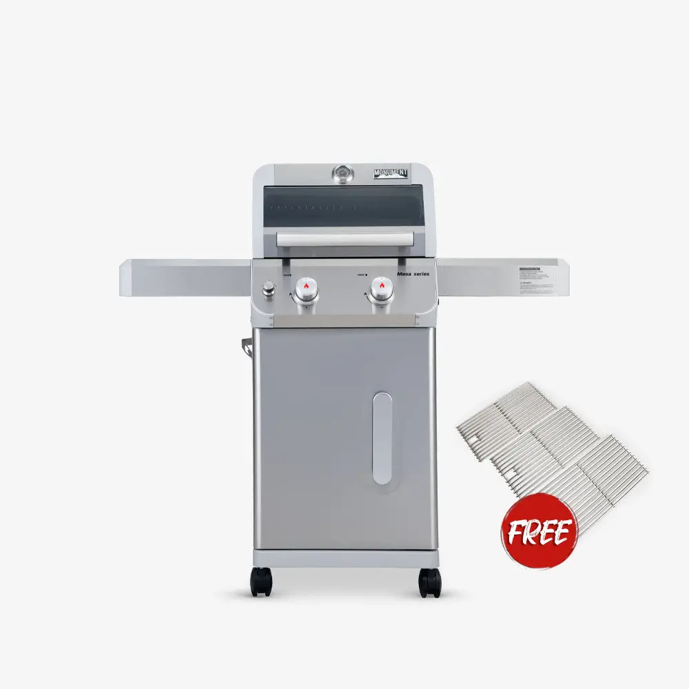 Monument Grills Mesa 200S | Stainless Propane Gas Grill 1