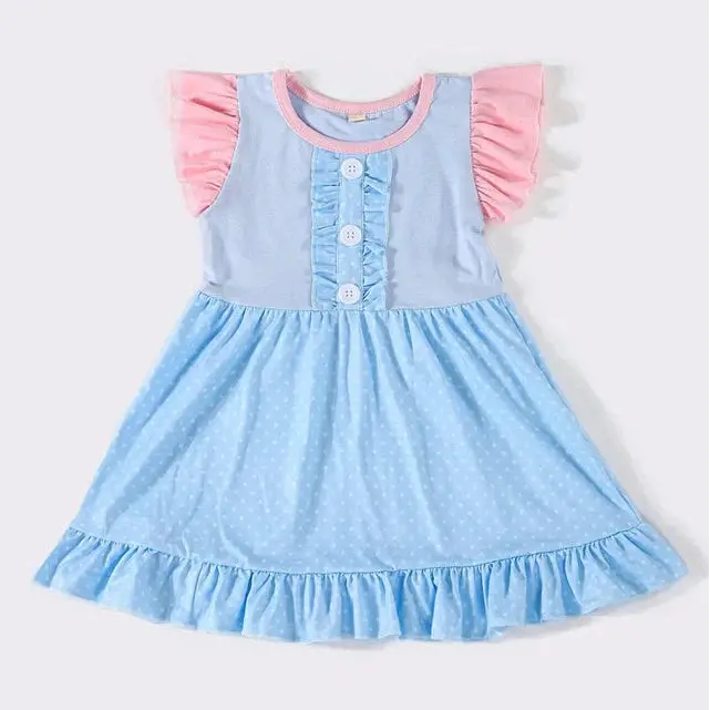 Sassy Soul Blue Princess Ruffle Dress 1