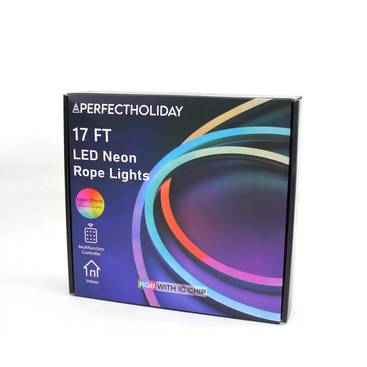 Perfect Holiday 16Ft Neon Rope Light, Rgbic Rope Lights With Music Sync 1