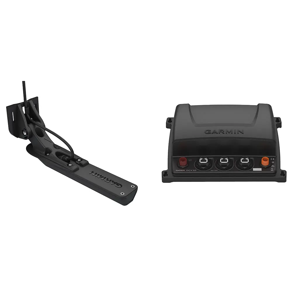 Garmin Gcv 20 Ultra Hd Scanning Sonar Black Box W/Gt34uhd-Tm Ultra Hd Transom Mount Transducer 1