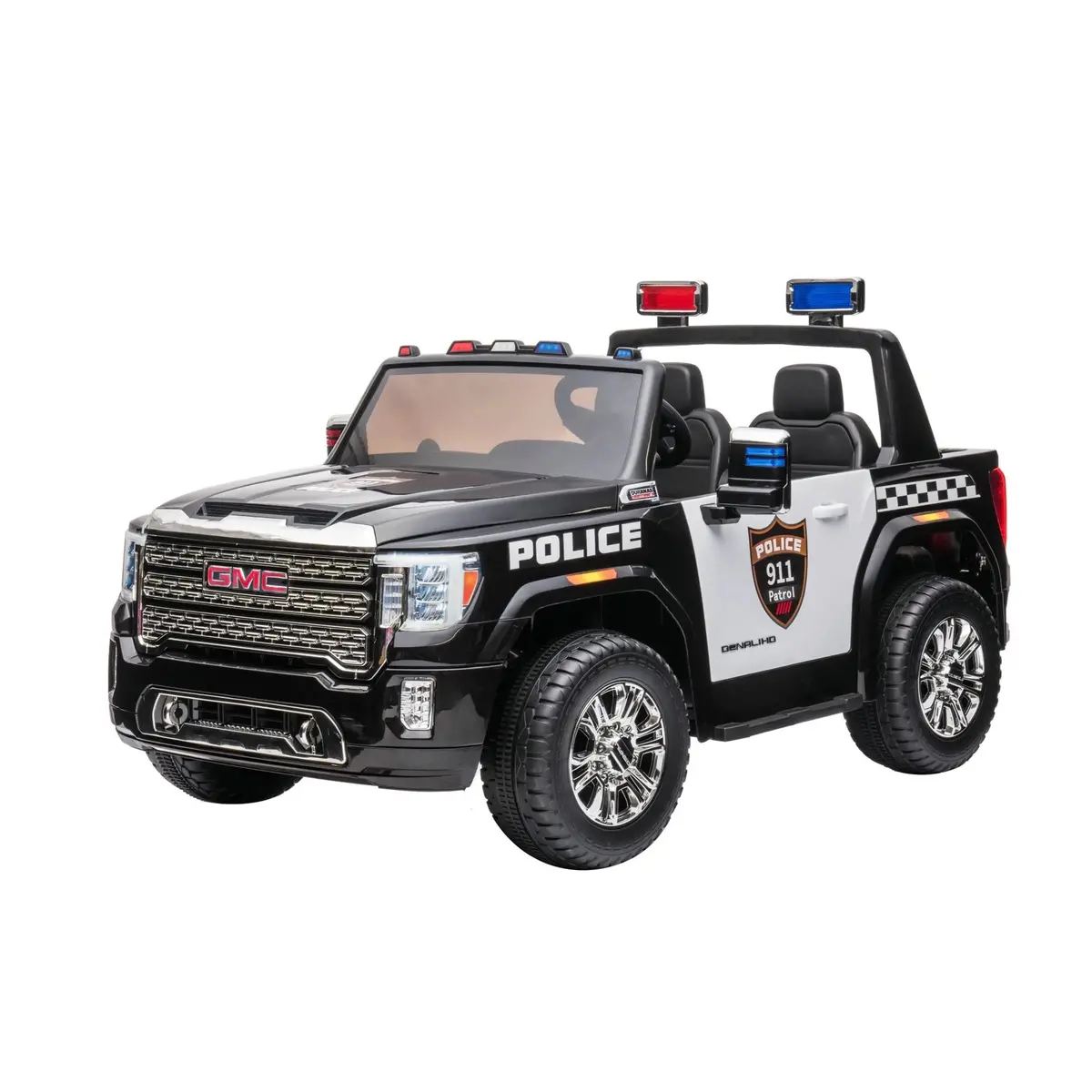 Freddo 24V Gmc Sierra Denali 2 Seater Police Ride-On Truck 1