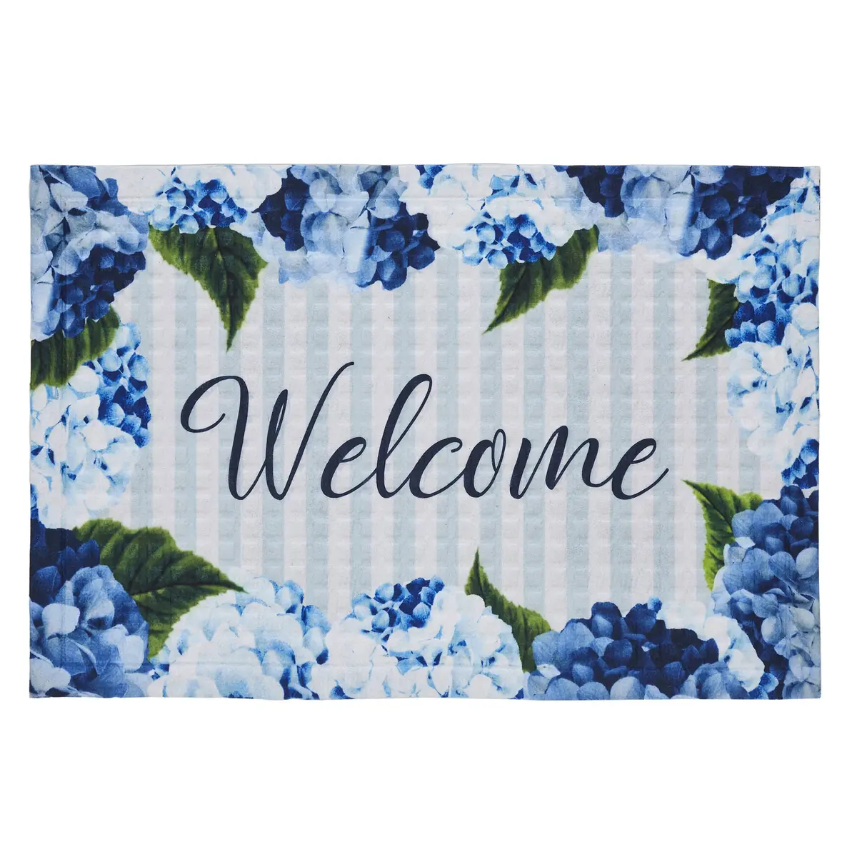 Finders Keepers Hydrangea Welcome Nylon Rug Rect 24X36 1