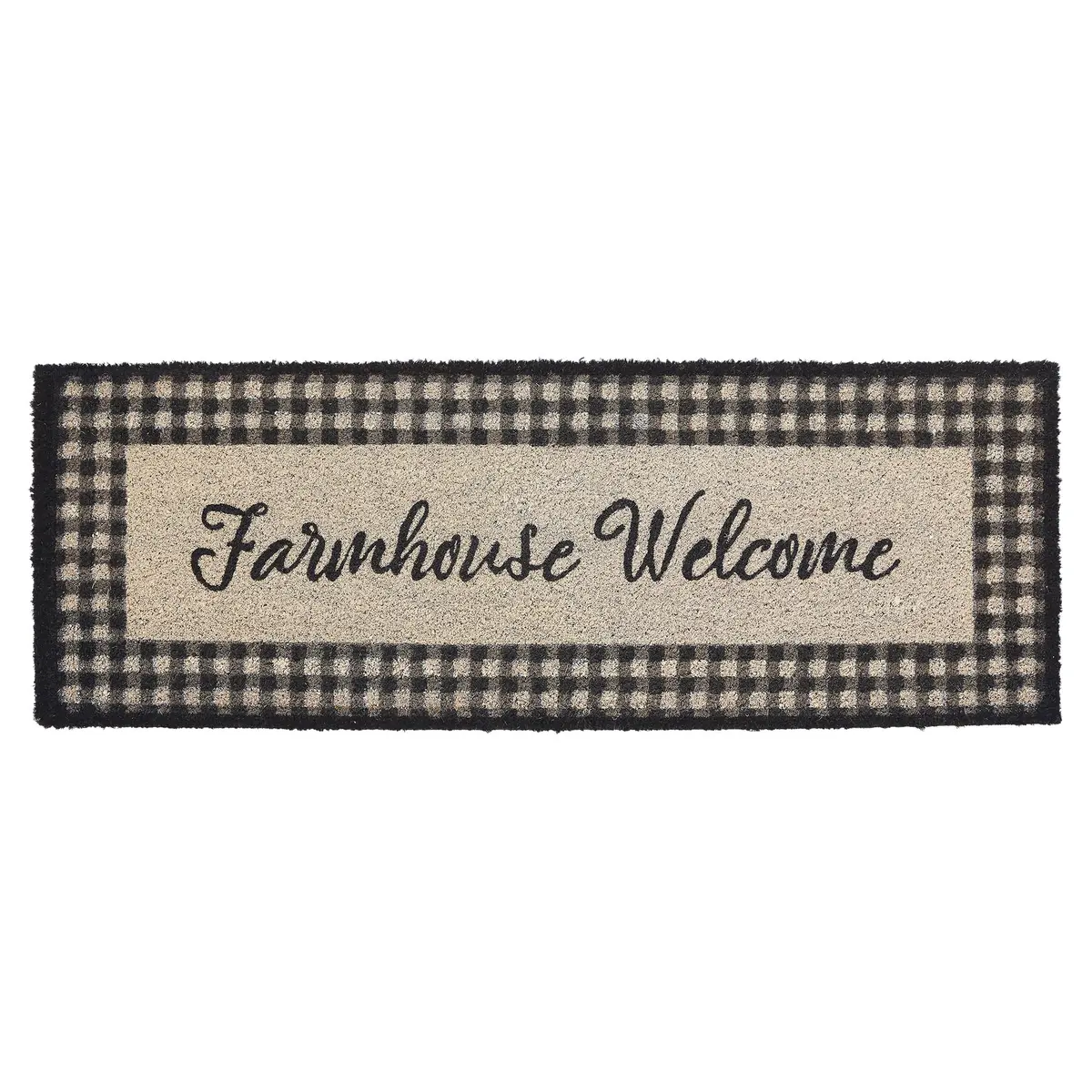 Finders Keepers Farmhouse Welcome Coir Rug Rect 17X48 1