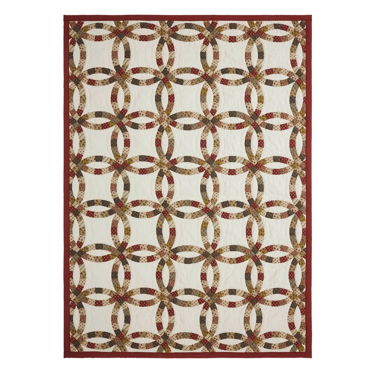 Custom House Wedding Rings Quilted Throw 43X60 1