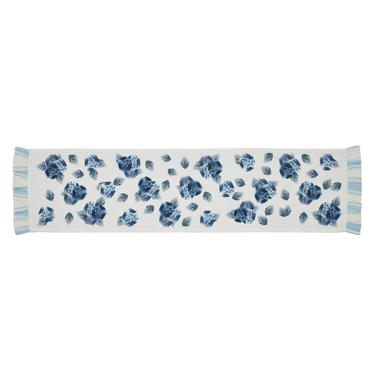 Finders Keepers Hydrangea Ruffled Runner 12X48 1
