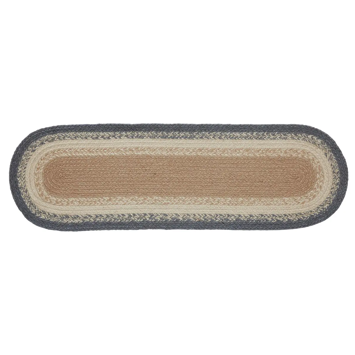 Finders Keepers Jute Stair Tread Oval Latex 8.5X27 1