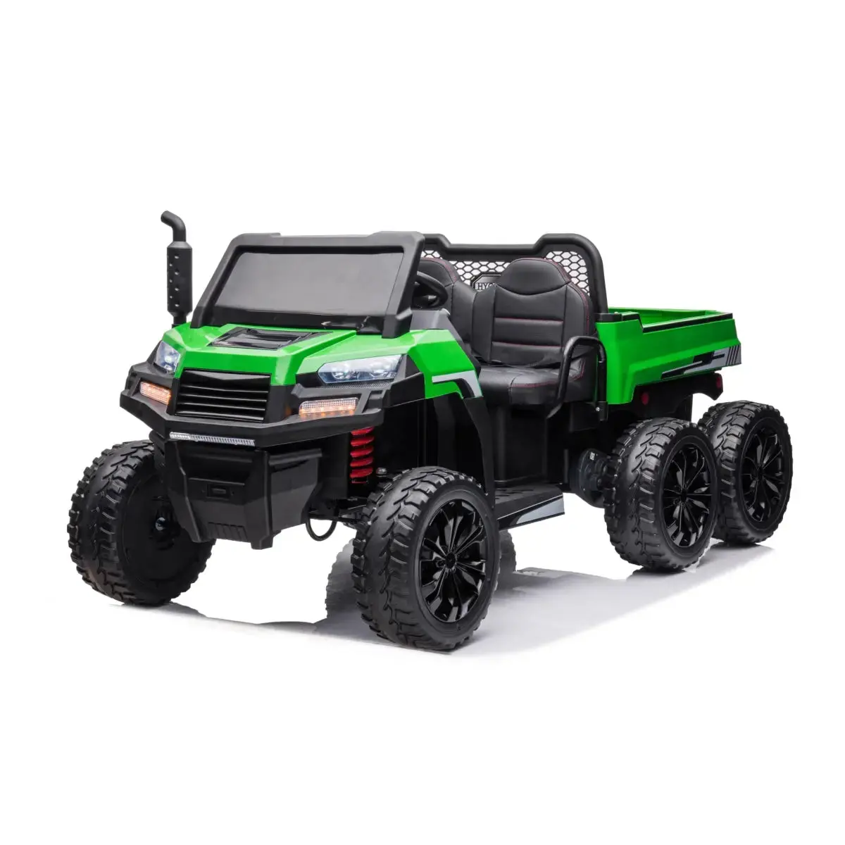 Freddo 24V 6 Wheeler Tractor Trailer 2 Seater Ride-On With Dump Cart And Parental Remote 1