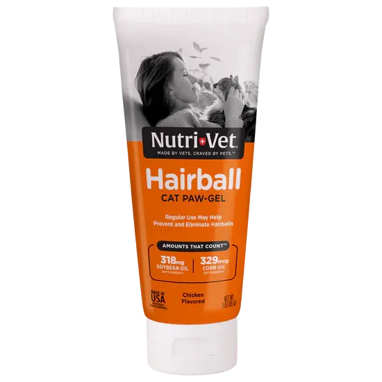 Nutri-Vet Hairball Chicken Flavor Paw-Gel For Cats 1