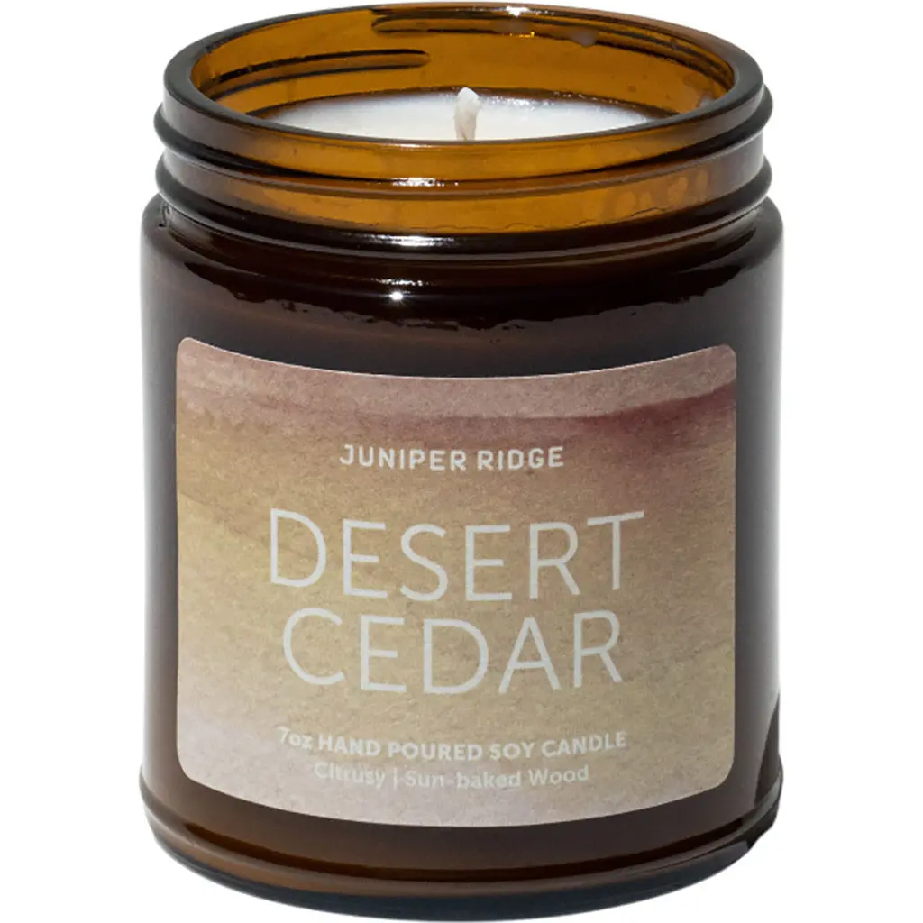 Juniper Ridge Desert Cedar Essential Oil Candle 1