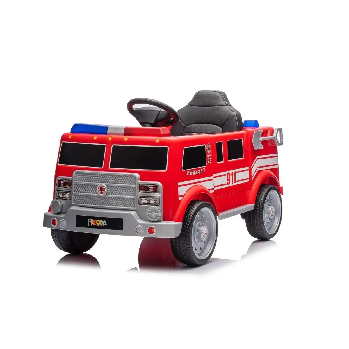 Freddo 12V Fire Truck 1 Seater Ride On 1
