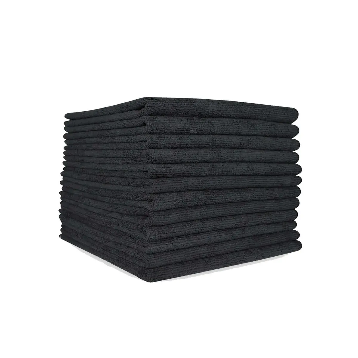 Microfiber Cloth 300Gsm 16X16" 12Pk - Black 1