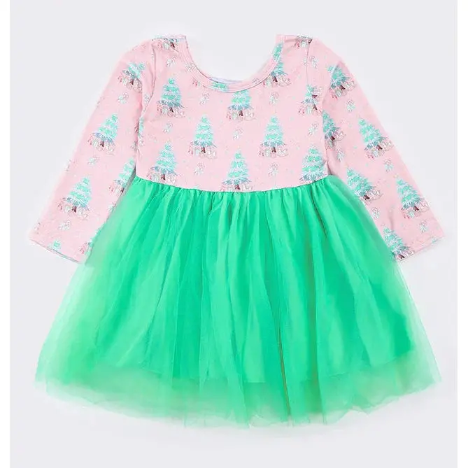 Sassy Soul Pink Christmas Tree Girl Tutu Dress My407124 1