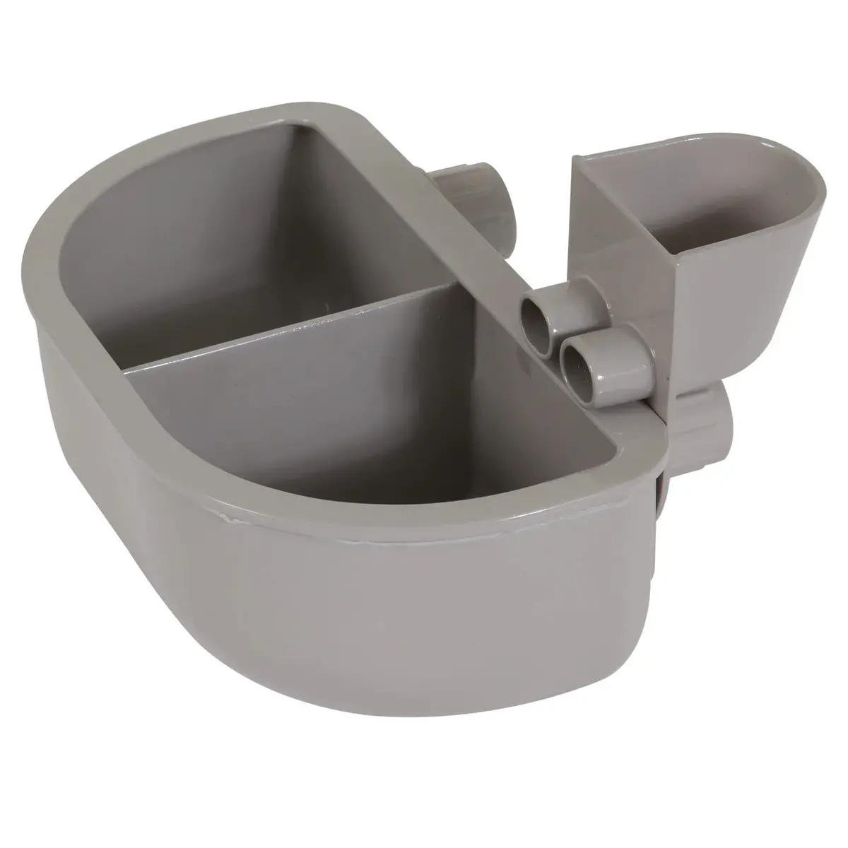 Petmate No Spill Kennel Cup Double Grey 1