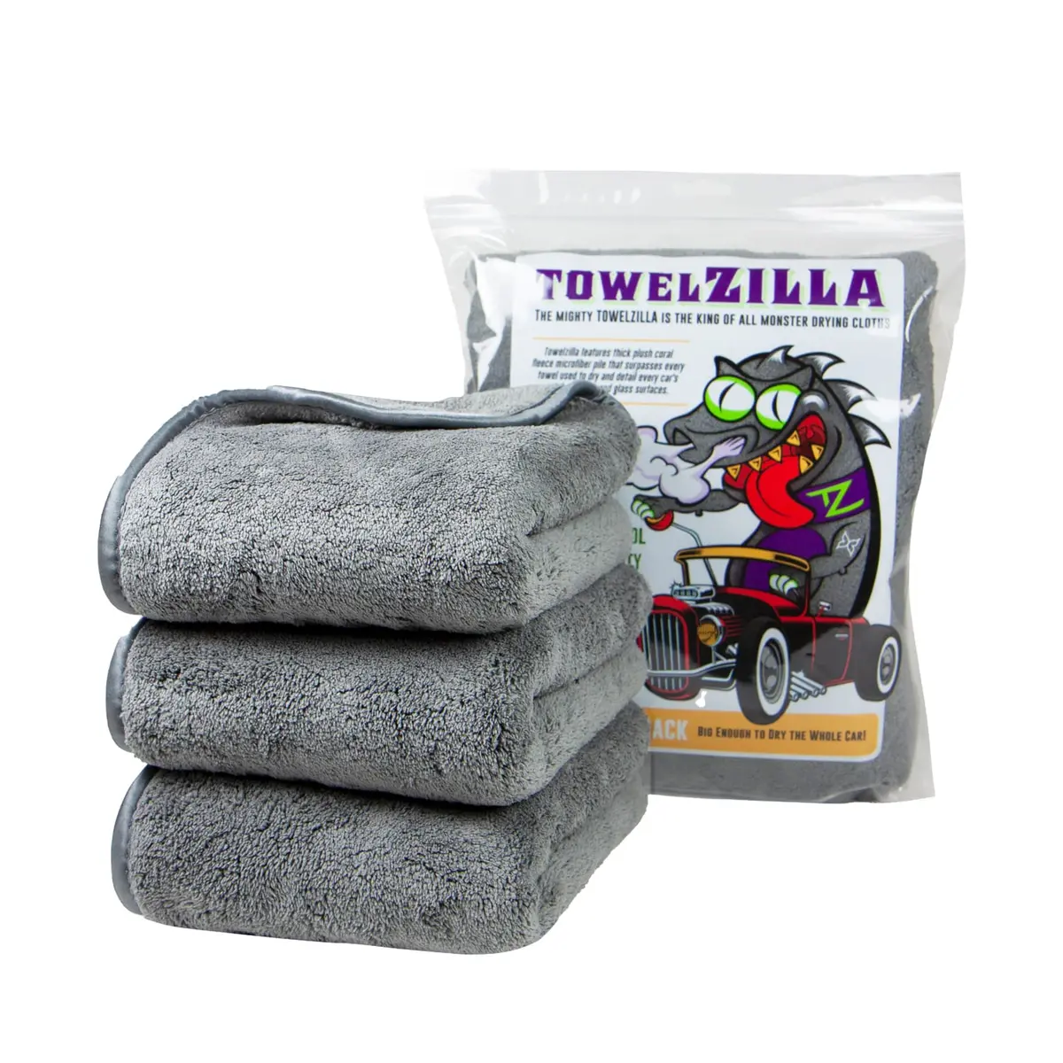 Towelzilla Ultra Plush Drying Towel 3 Pk 18"X30" 1