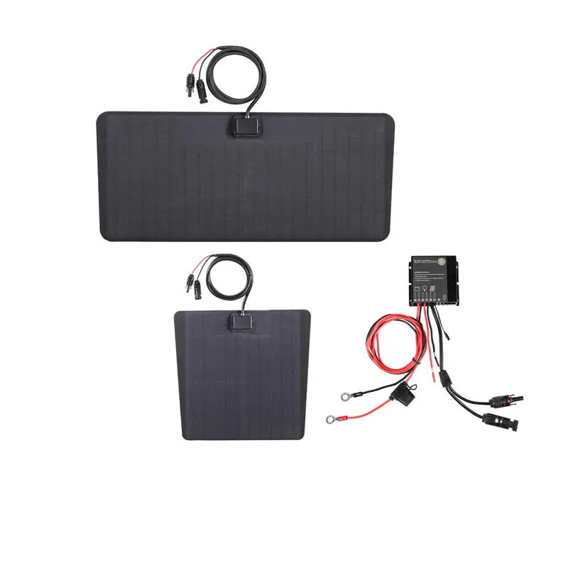 Lensun Solar Toyota Tacoma Sport 3Rd Gen (2016-Present) 50W Hood Flexible Solar Panel 4